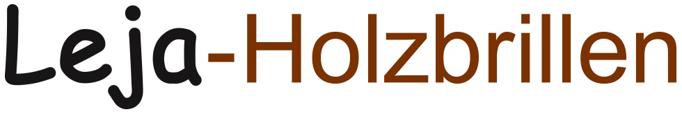 Logog Leja Holzbrillen